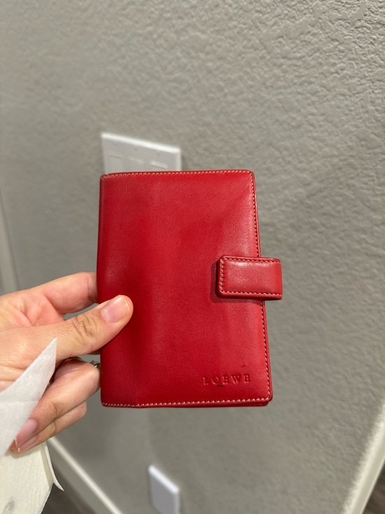 Loewe Handbags - Loewe Leather Card holder wallet vintage